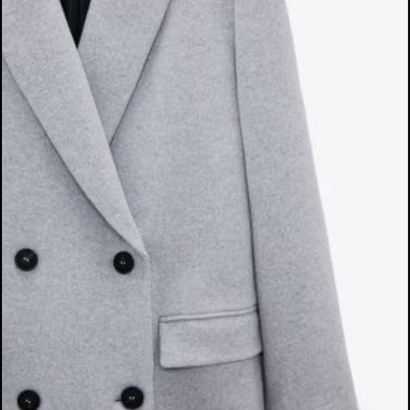 Zara Double Breasted Blazer/Coat - Picture 2 of 6